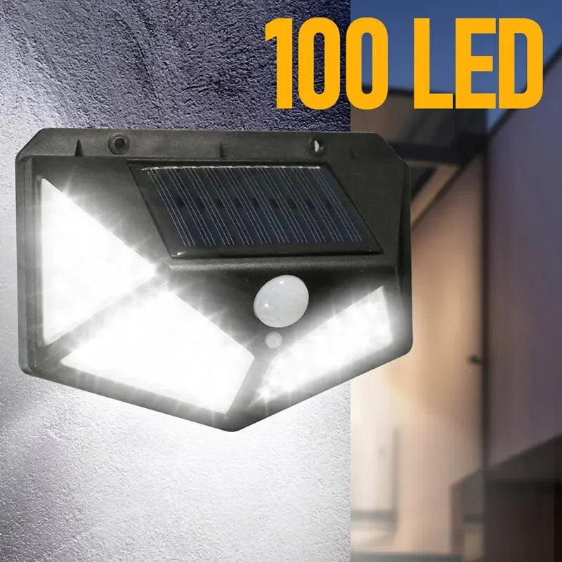 Impermeável Solar LED Lights para decoração ao ar livre, jardim, camping, casa, luz de parede, iluminação varanda, painel de fixação